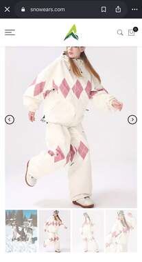 Molocoster Urban Diamond Plaid 3L Snowsuit Unisex
